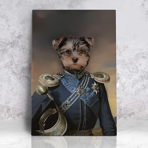 Miniatura 64 de Awesometik Impresión en lienzo personalizada retrato real de mascota a partir de foto, retrato personalizado del Renacimiento, retratos, retratos 20