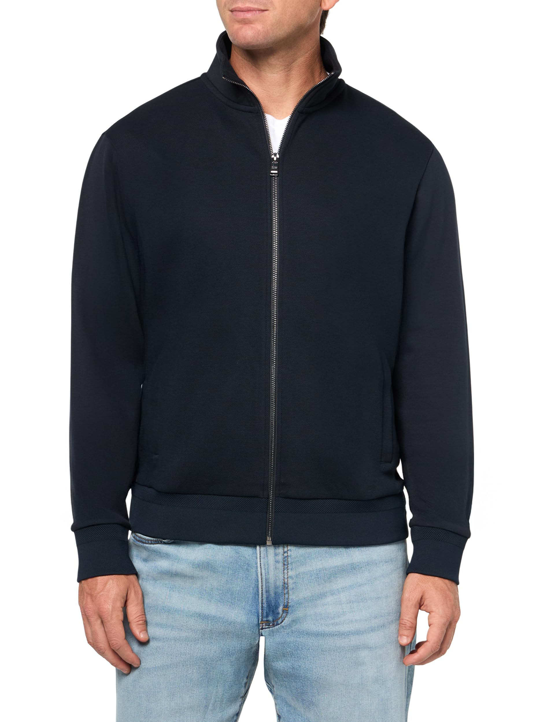 

                                                    BOSS, H-Shepherd Zip-Up Jacket, Dark Blue, L