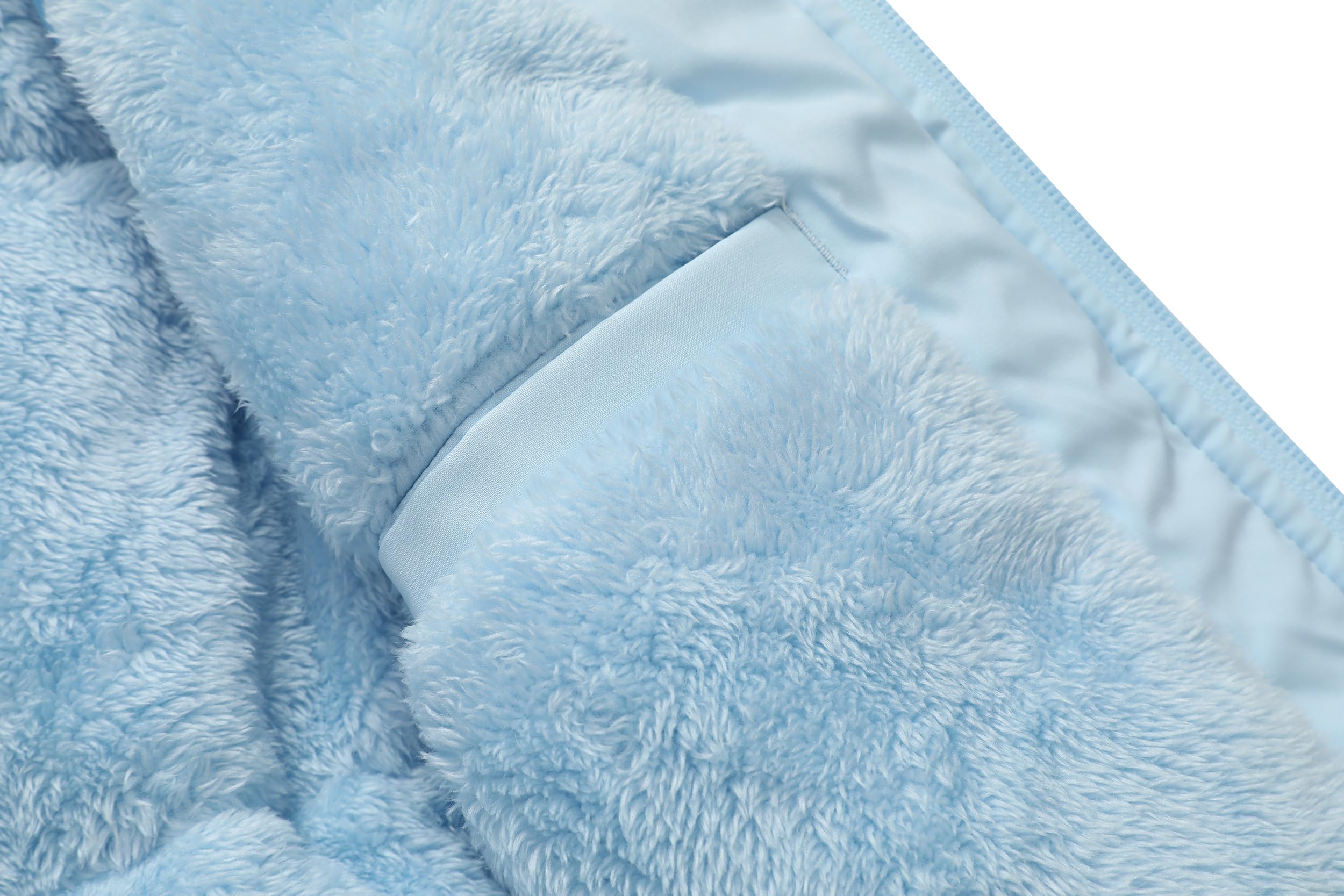 Wasserdichte Winterjacke für Mädchen, mit Fleece gefüttert, Kapuzenmantel, warm, isoliert, Parka für Schule und Spielen im Freien