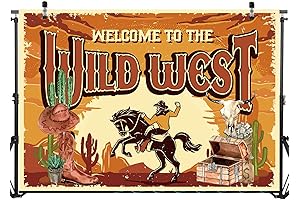 Cowboy Backdrop Party Decorations