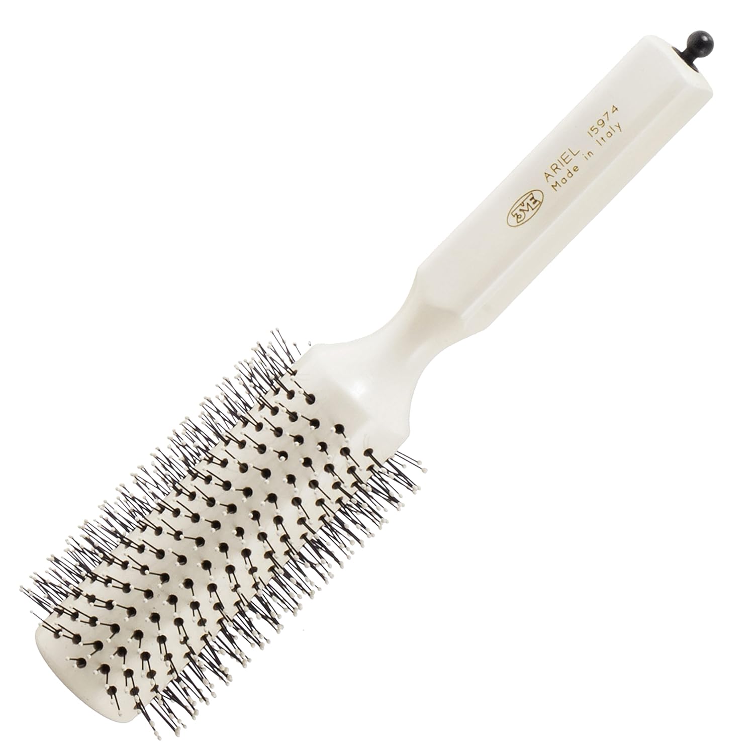 Ceramic Hair Brush 2 1/2" Round for Smooth, Shiny