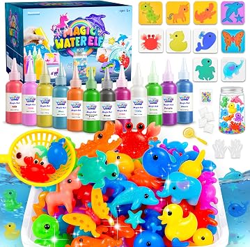 Funewest Magic Water Elf Toy Kit, Aqua Fairy Water Gel Kit for Kids