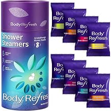 Shower Steamers Aromatherapy 8 Pack - Stocking Stuffers for Women Adults Teens, Boo Basket Stuffers,Christmas Gift for Women, White Elephant Gifts, Shower Bombs for Self Care Relaxation Stress Relief
