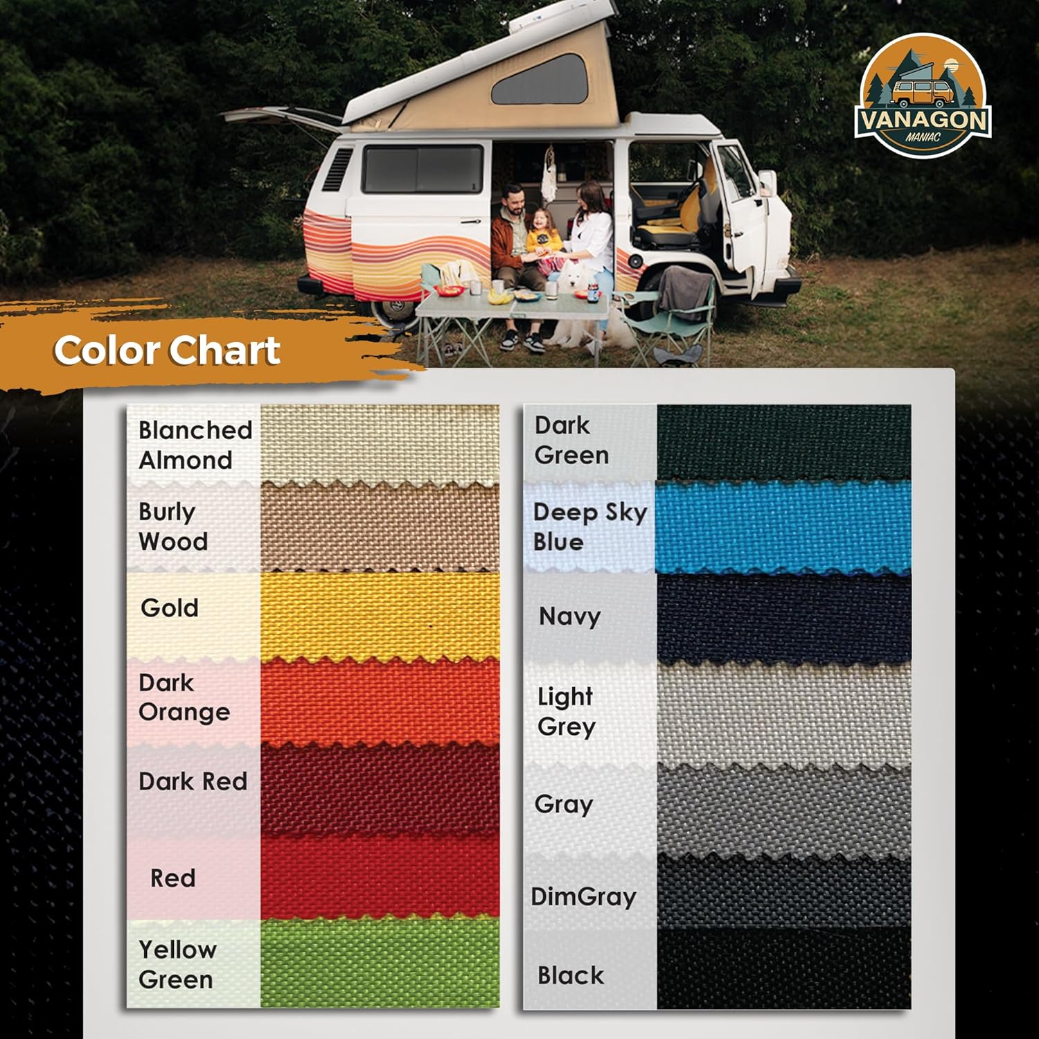 Roof Top Tent Camping 3 Window Roof Tent Pop Top Camper Canvas Compatible with VW T4 Eurovan Weekender Short Wheel Based SWB Camper - 2 Person Rooftop Tents