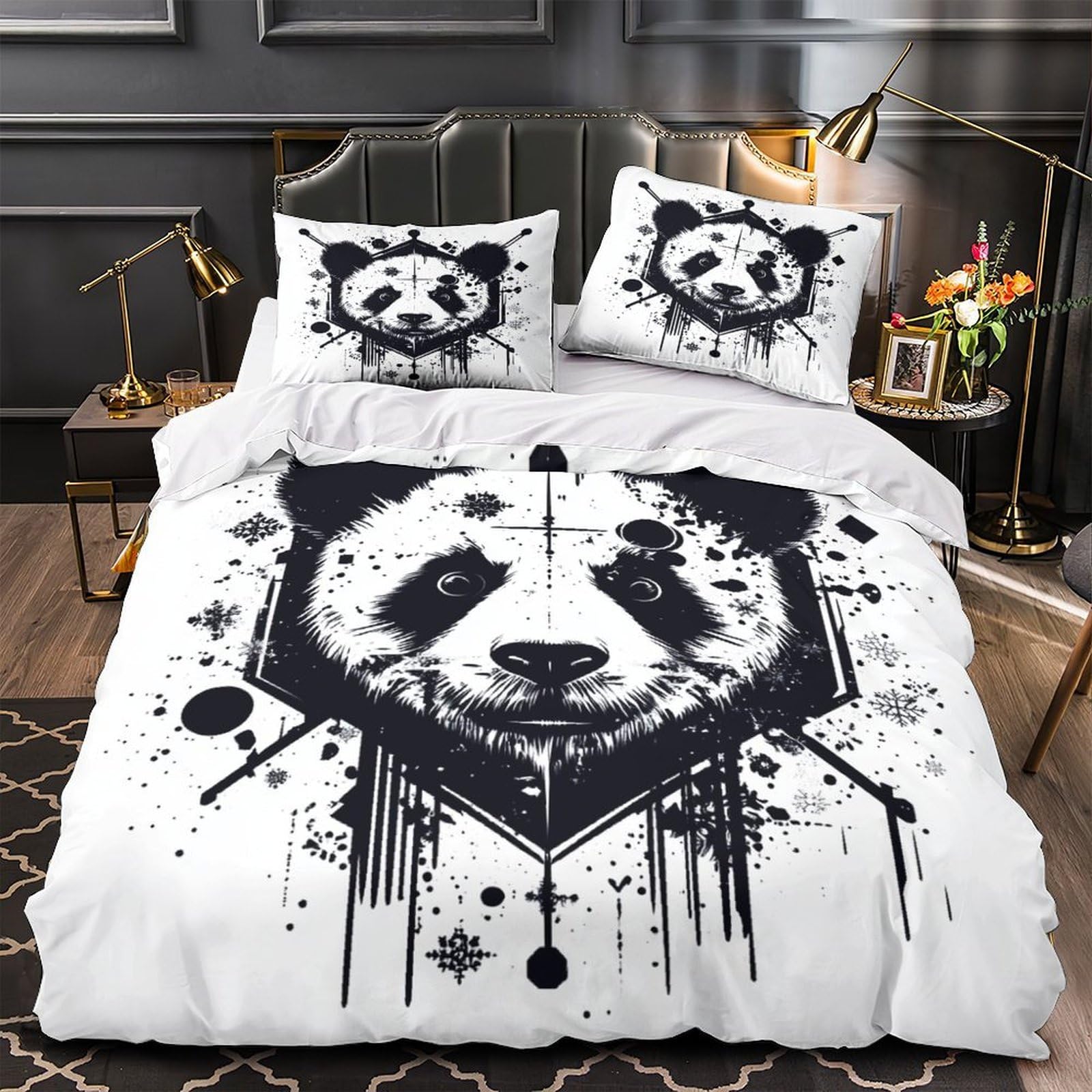 Housse de couette panda 3D idéale pour transformer la chambre des enfants et des adolescents