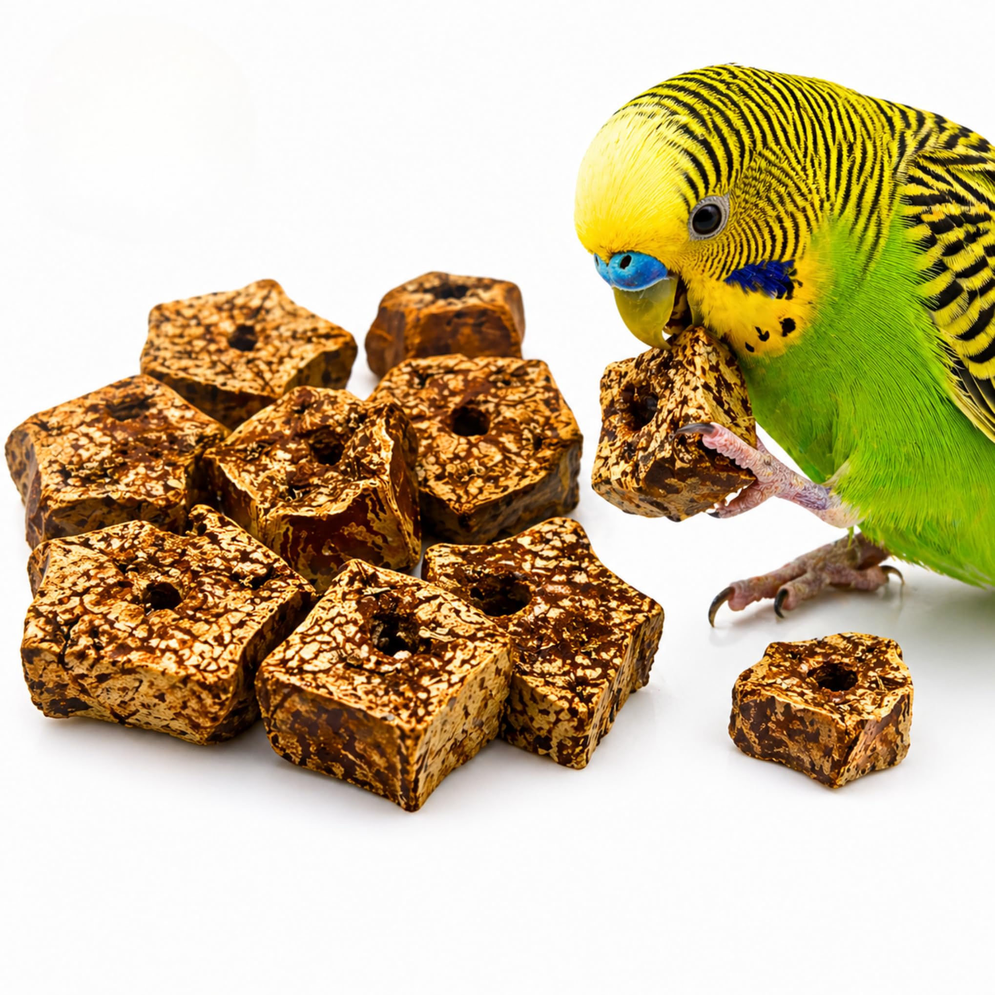 Bonka Bird Toys 3893 Pk12 Mahogany Sliced Pods Foot Talon Craft Part Bird Toys Parakeet Cockatiel Conure