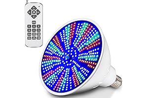 LED Pool Light Bulb AC/DC 12V With 16 Light Modes, 40W LED...