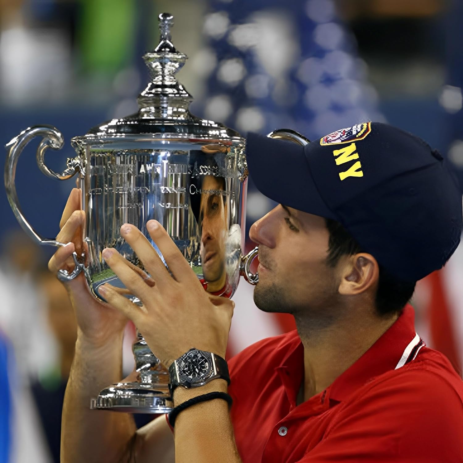Man's Tennis US Open Trophy Replica Champion Collectibles Souvenirs Home Office Ornaments Fans Gifts
