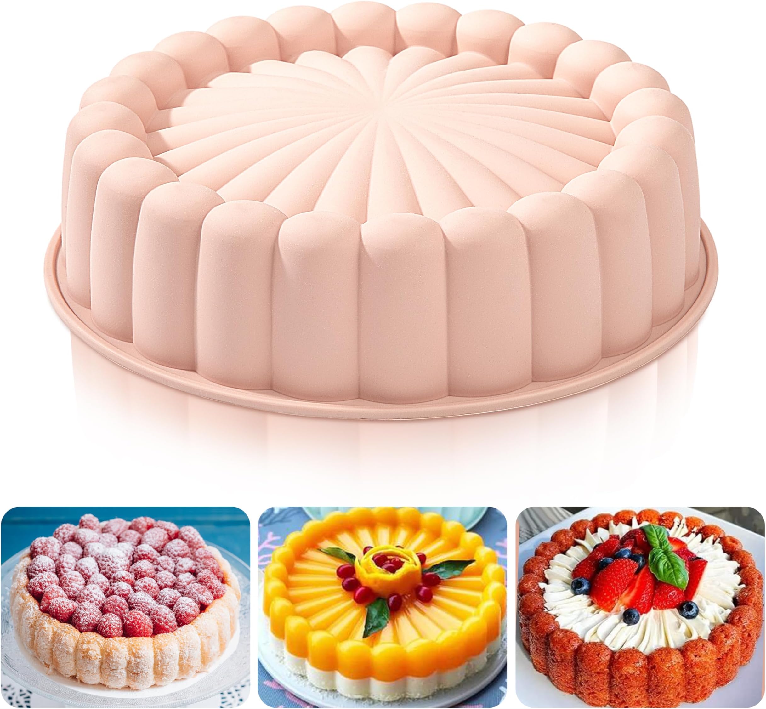 Cake Molds Charlotte Cake Pan Cast Aluminum Bakeware Nordic