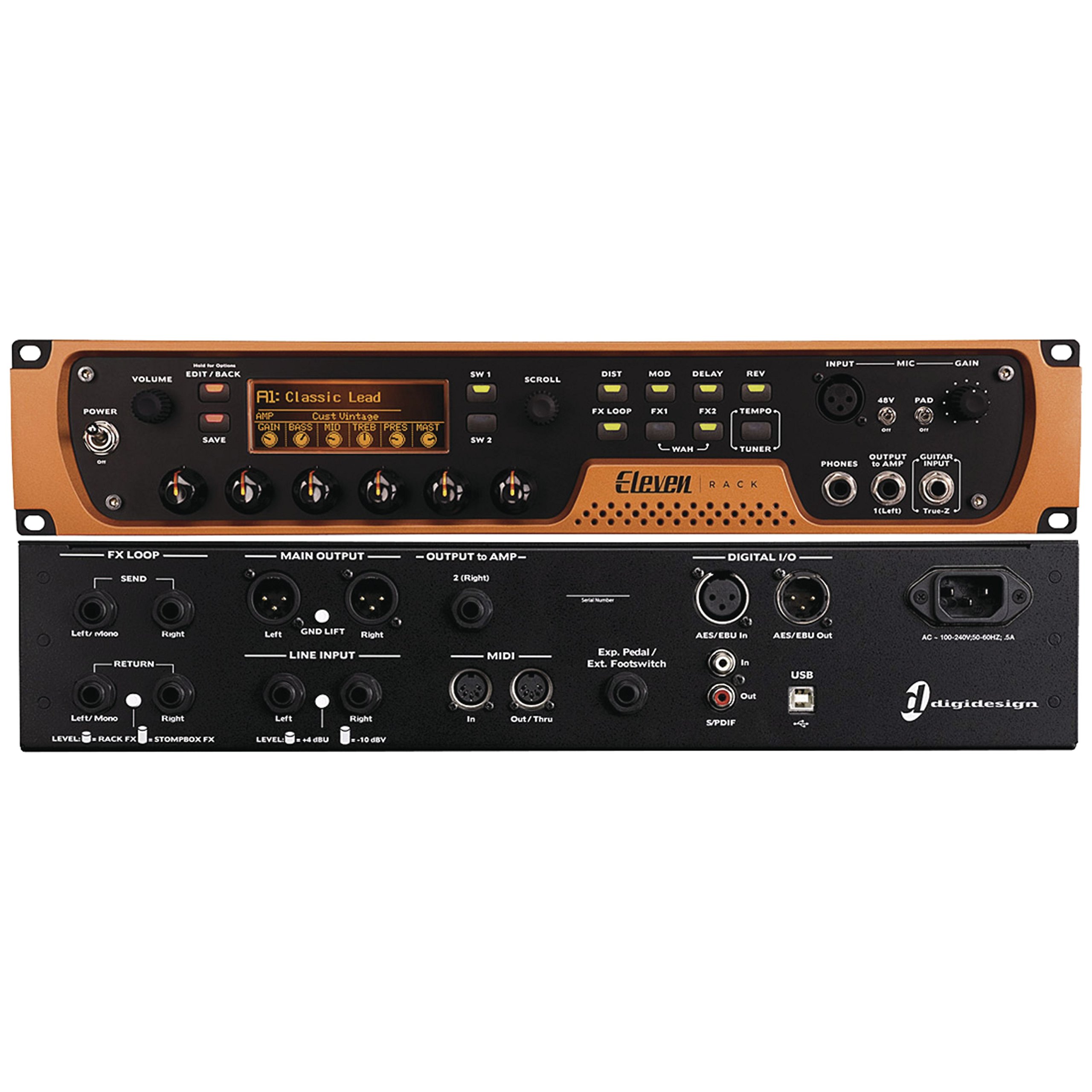 Avid Pro Tools + Eleven Rack - Recording and Guitar Amplifier