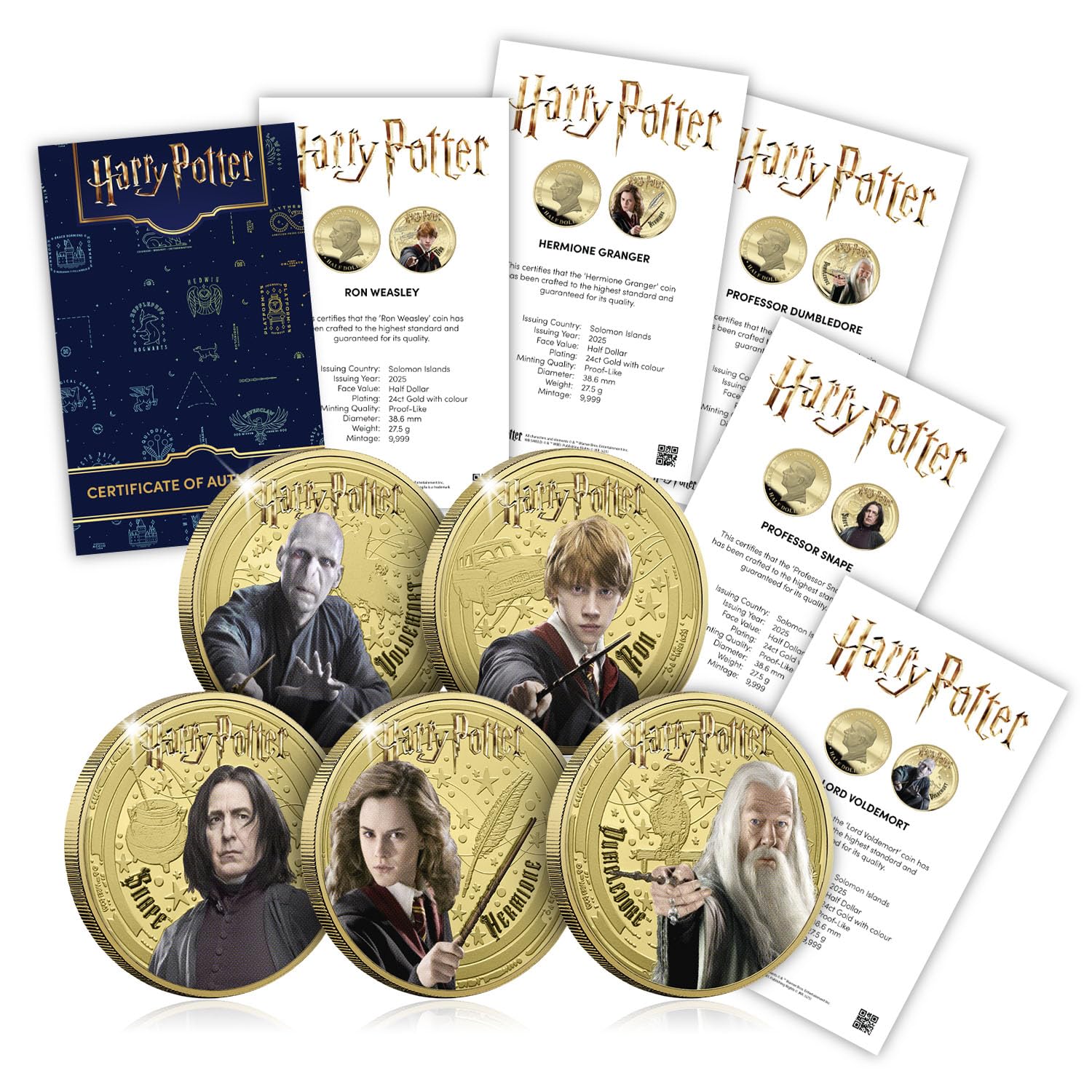 コレクション Harry Potter Movie Coins The Magic of Hogwarts Harry Potter Gold Coin Collection - 2025 5