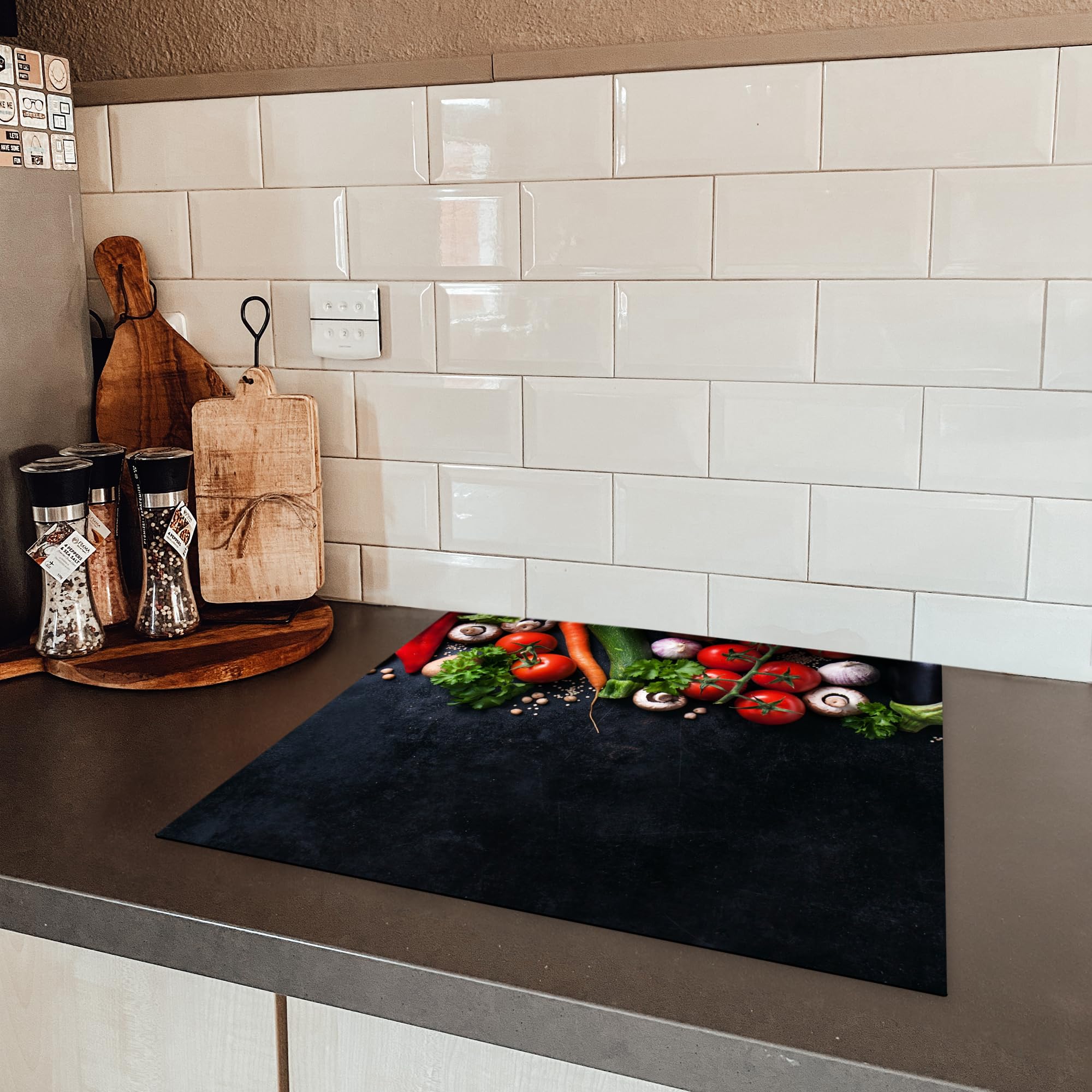 Tappetino In Silicone Per Piano Cottura Induzione - 52x78cm, Antiscivolo, Anti-graffio, Multiuso - Foto 8