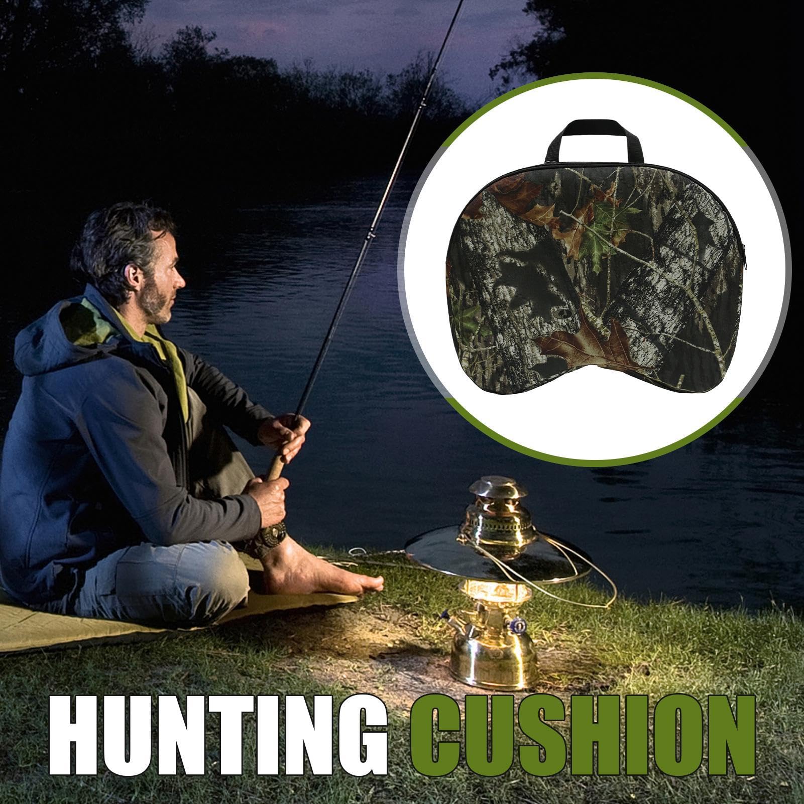 Coussin de siège de chasse, coussin de siège de chasse | Coussin épaissis étanche avec fermeture à glissière,Accessoires sportifs extérieurs, coussinet de siège de camping portable, pour la pêche