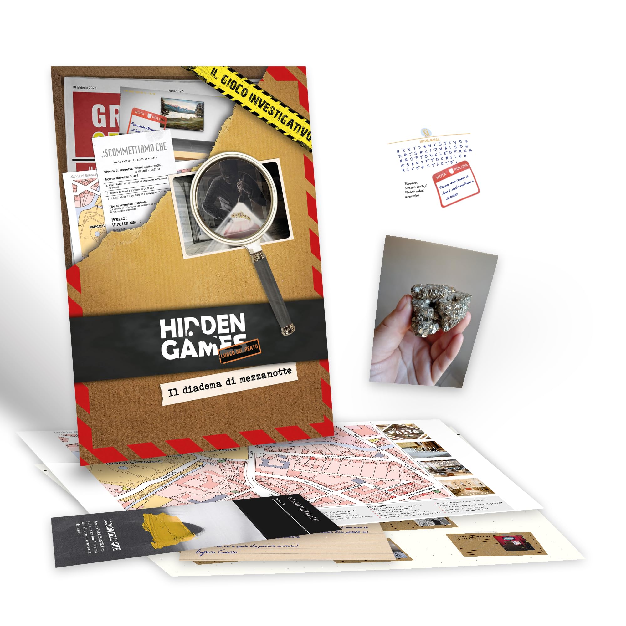 Hidden Games Luogo del Reato - Il 2 caso - Il Diadema die Mezzanotte (Versione Italiana) - Escape Room