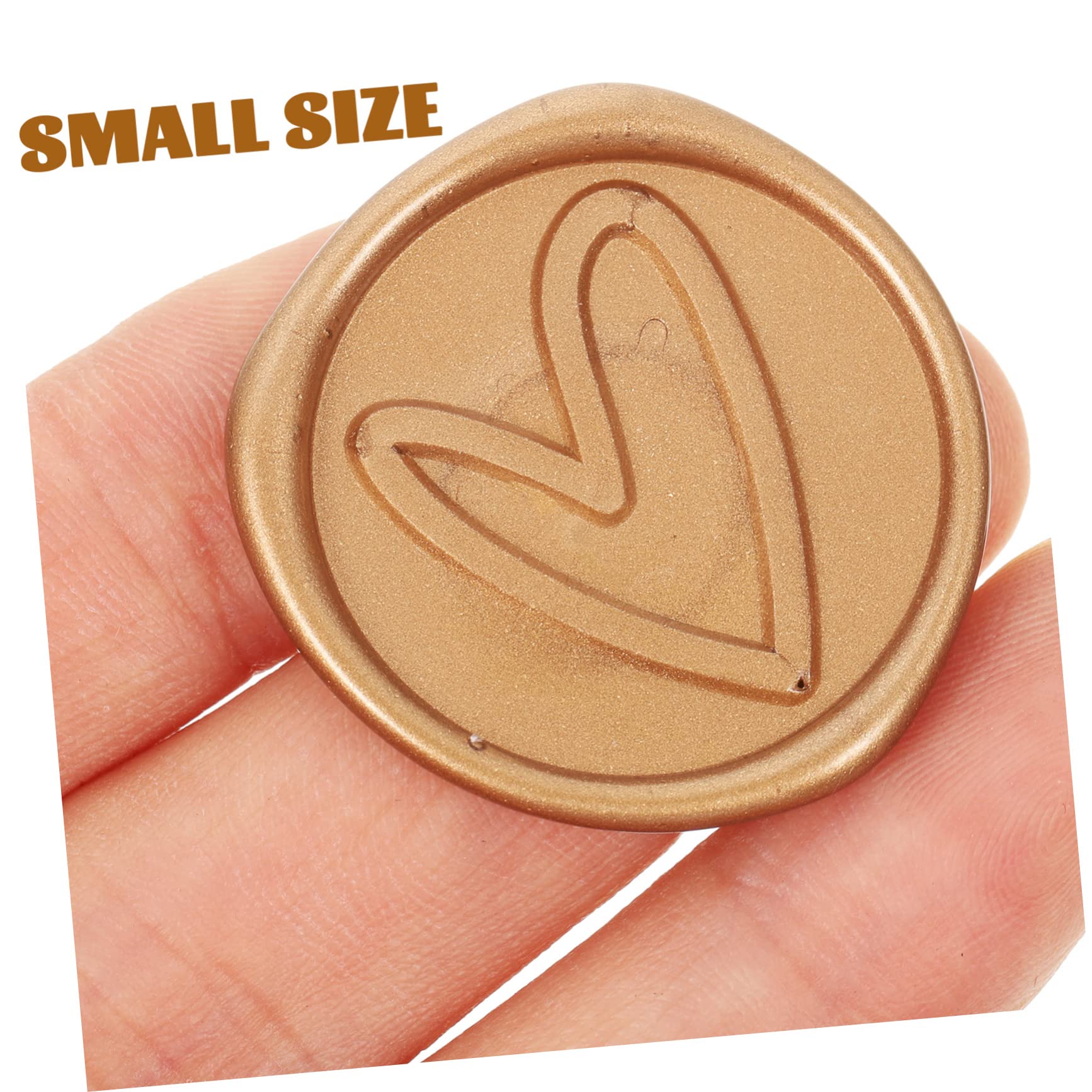 MAGICLULU 100stücke Wachssiegel Aufkleber Für Umschläge Herzmuster Selbstklebende Stempel Für Hochzeitseinladungen Und Hochwertiges Material Leuchtende Farben Einfach Anzuwenden