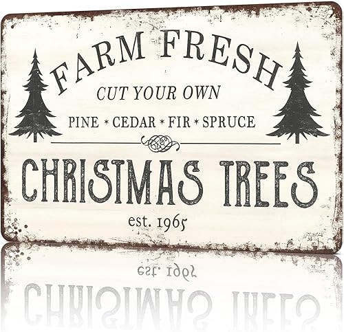 Letrero de metal vintage para decoración de pared, de 8 x 12 pulgadas, póster de lata retro para vacaciones, bar, cafetería, oficina