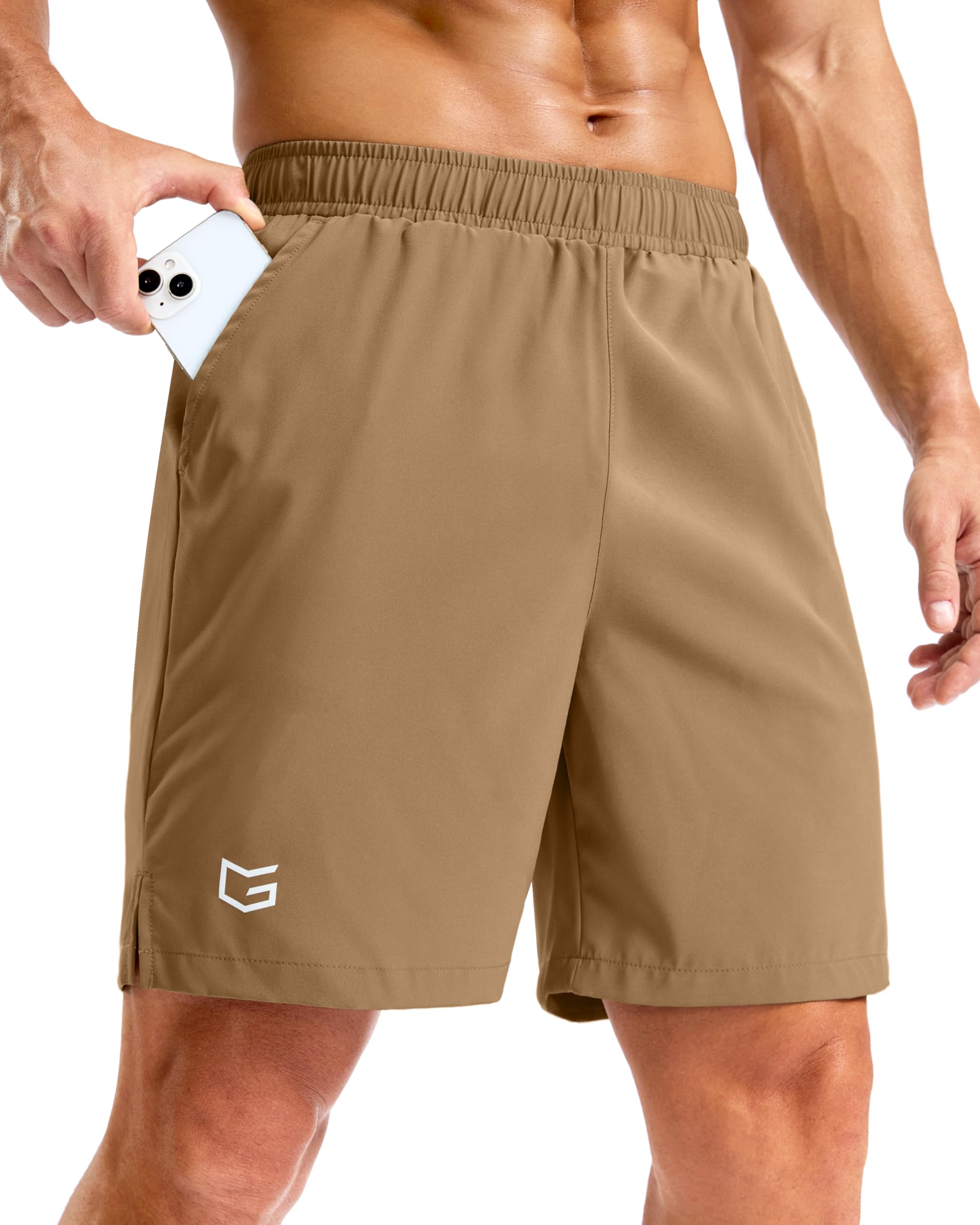 G Gradual Men's Athletic Running Shorts with Pockets 5"/ 7"/ 9" Gym Shorts