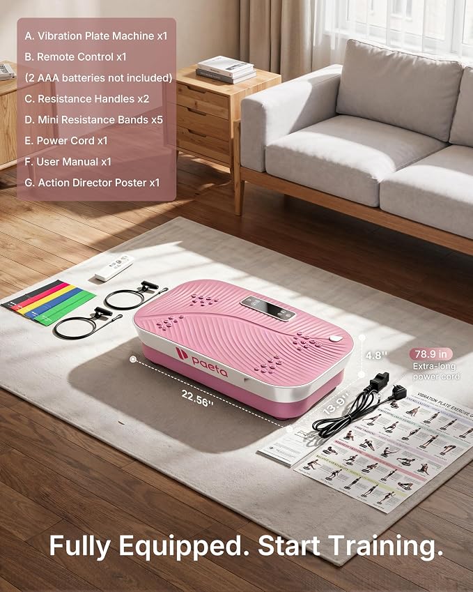 Plataforma vibratoria para tonificación y pérdida de grasa miniatura 8