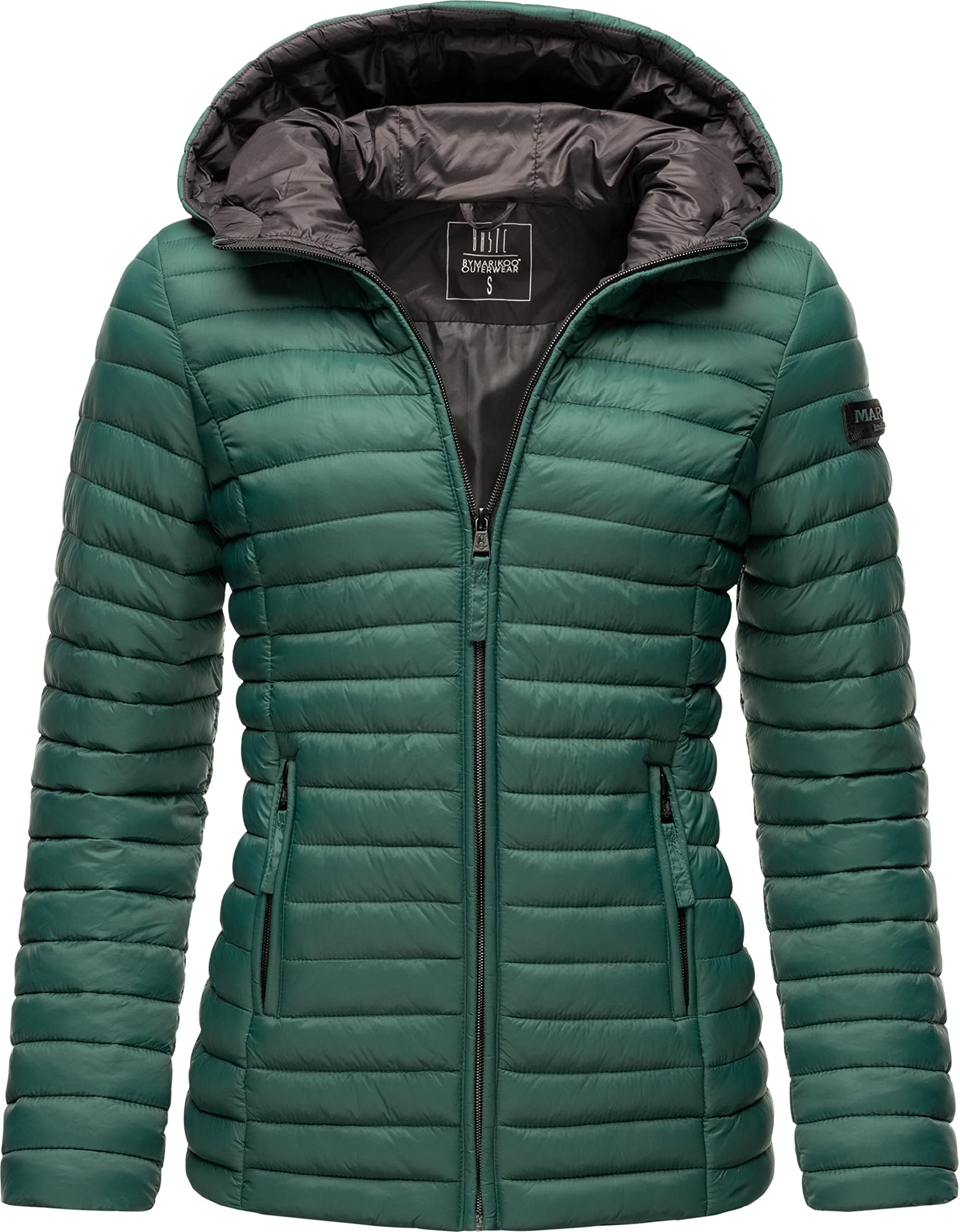Marikoo Asraa Women's Transition Jacket Lightweight with Hood XS - 3XL - Green - Small