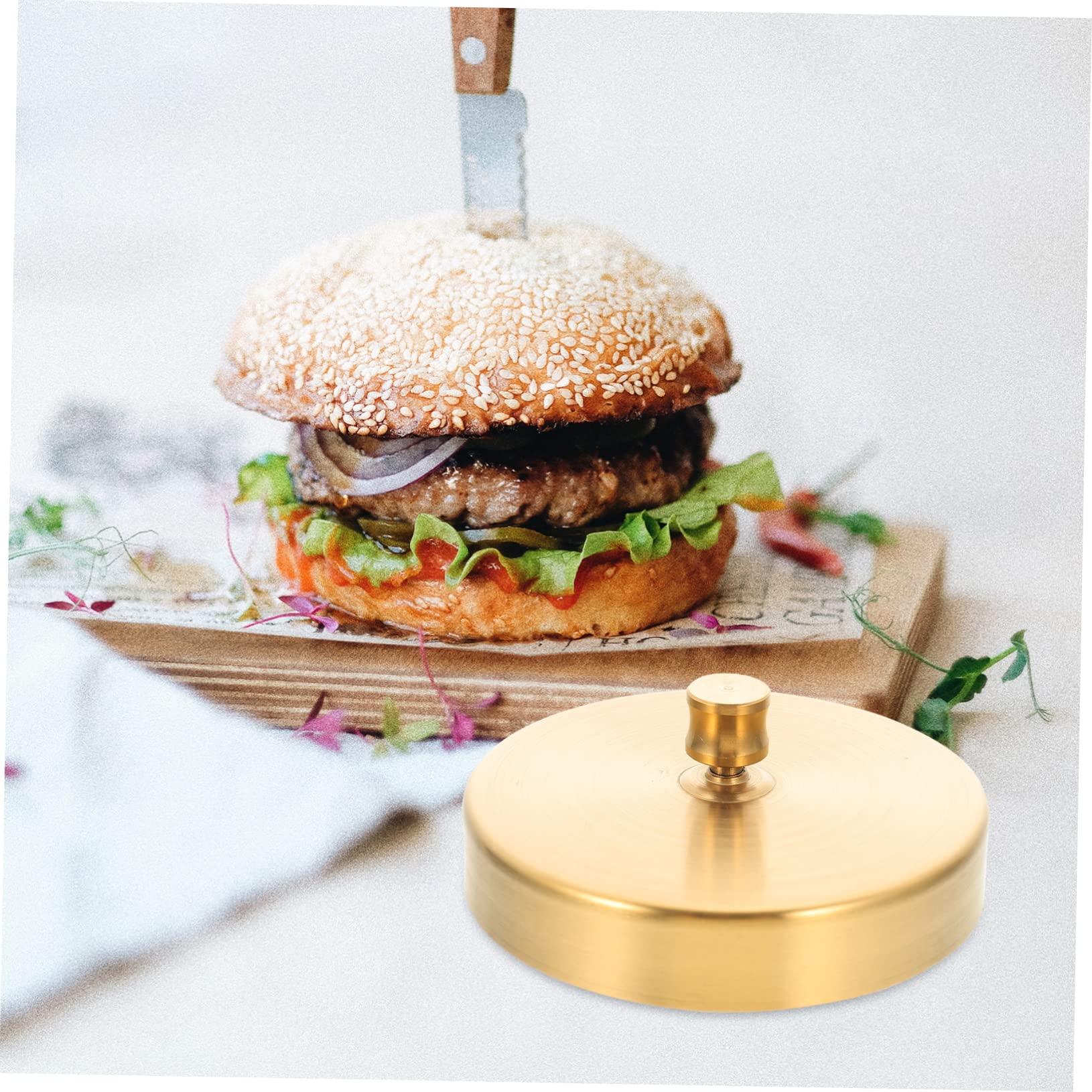 TOYANDONA 2stücke Burger Presse Runde Pattie Form Für Hamburger Antihaft Ergonomisches Design Für BBQ Und Grillabende