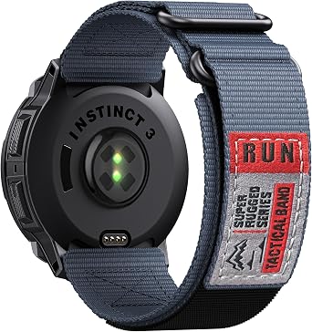Double Loop Nylon Watch Strap For Garmin Instinct 2X/3 Series 50mm cases | For Garmin Instinct 2X watch strap is highly breathable, and features moisture-wicking propertieskeep you comfortable