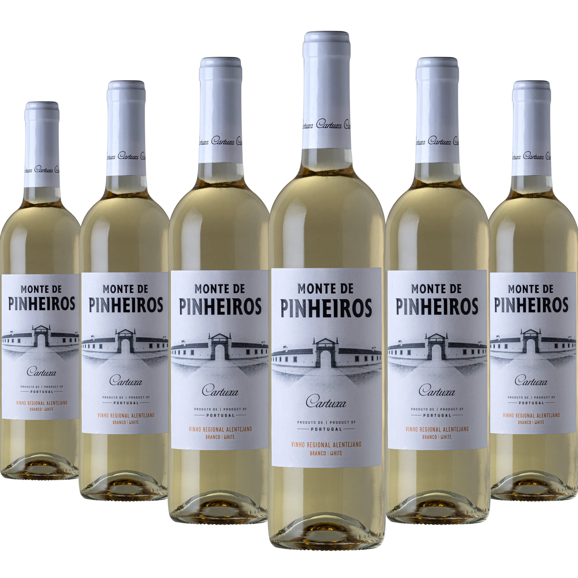 Monte de Pinheiros (Cartuxa), branco - Trockener Weißwein aus Portugal (6x 0,75 l)