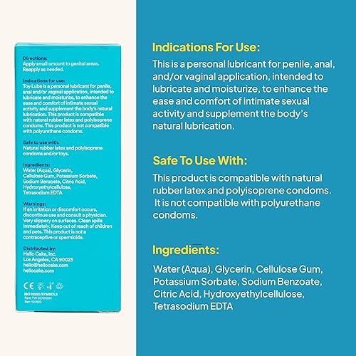 Miniatura 2 de Hello Cake Lubricante de juguete en aerosol, lubricante personal espeso a base de agua para usar con juguetes para adultos, lubricante en gel sin