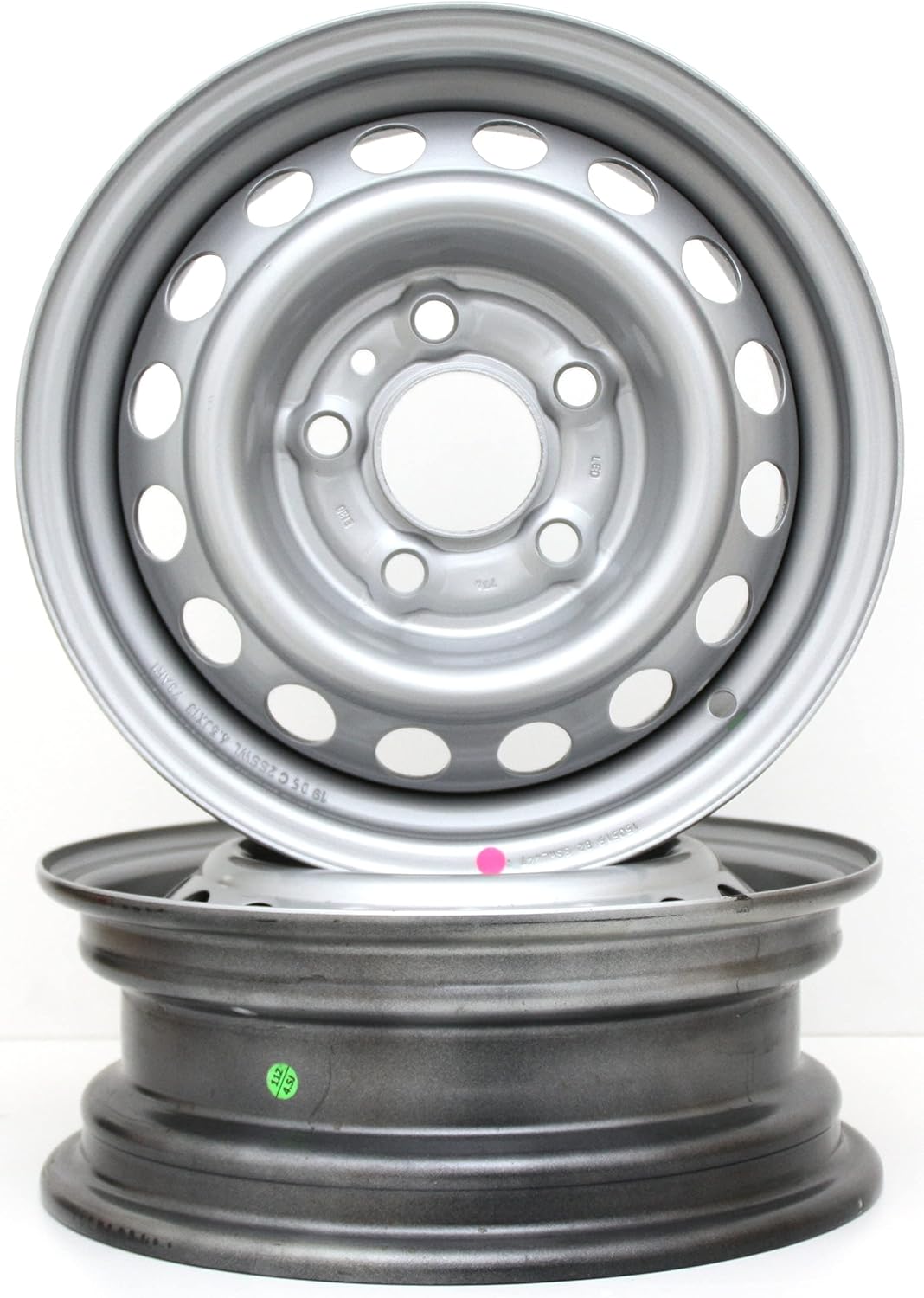 p4U 2X Anhänger Felge Stahlfelge 4.5Jx13 112 x 5 ET 30 710KG ML 67 ...