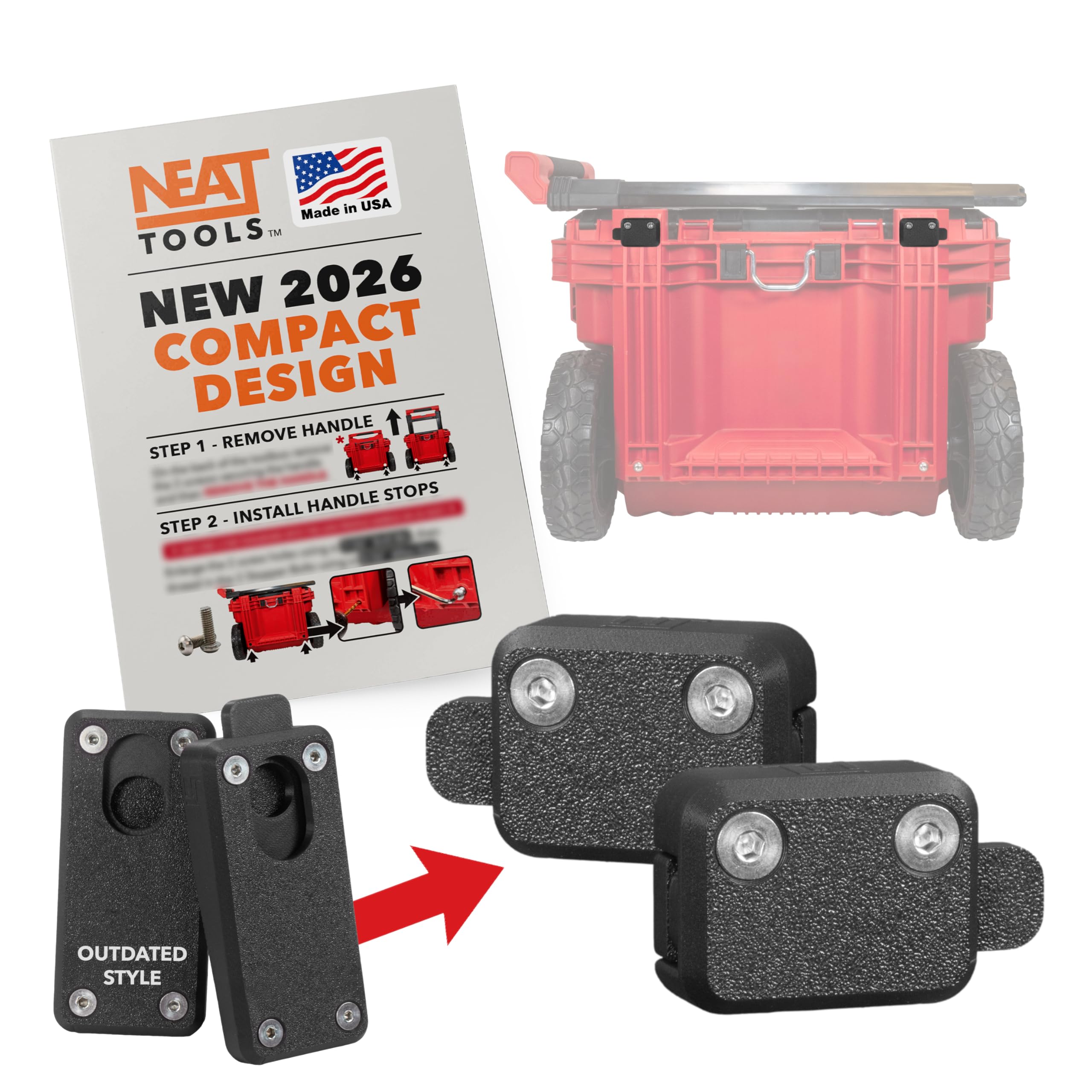 Handle Quick Release Pin Kit for Milwaukee PACKOUT Rolling Toolbox