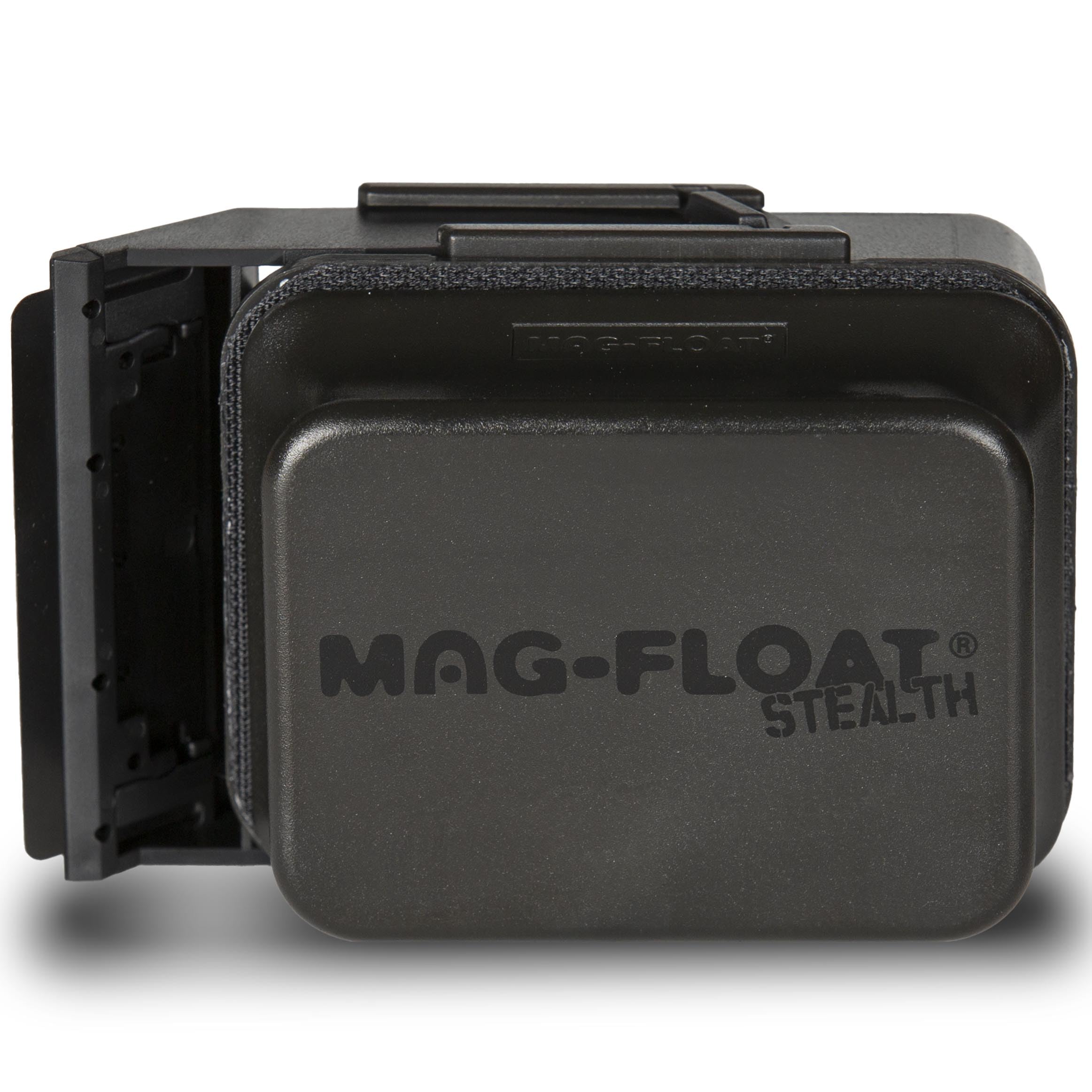 Mag-Float Large Black Stealth Glass Magnet Aquarium Scraper Cleaner with Blade - Floating Magfloat Magnetic Cleaning Tool