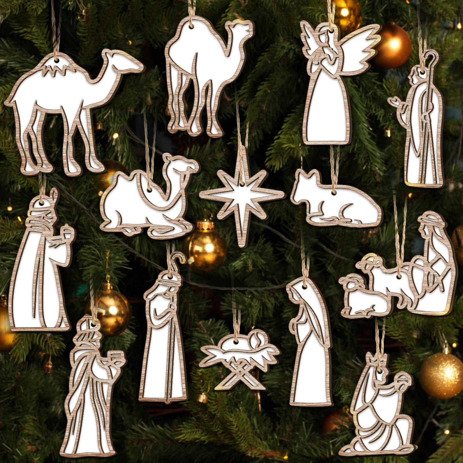 Décorations de Noël en forme d'avion, ornements pour sapin de Noël Décorations de Noël en forme d'avion, ornements pour sapin de Noël