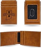 Vista 33 de Cartera de bolsillo frontal grabada con láser NCAA - Compacta/Cómoda/Delgada