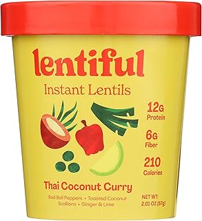 Lentiful Thai Coconut Curry Instant Lentils, 2.01 OZ
