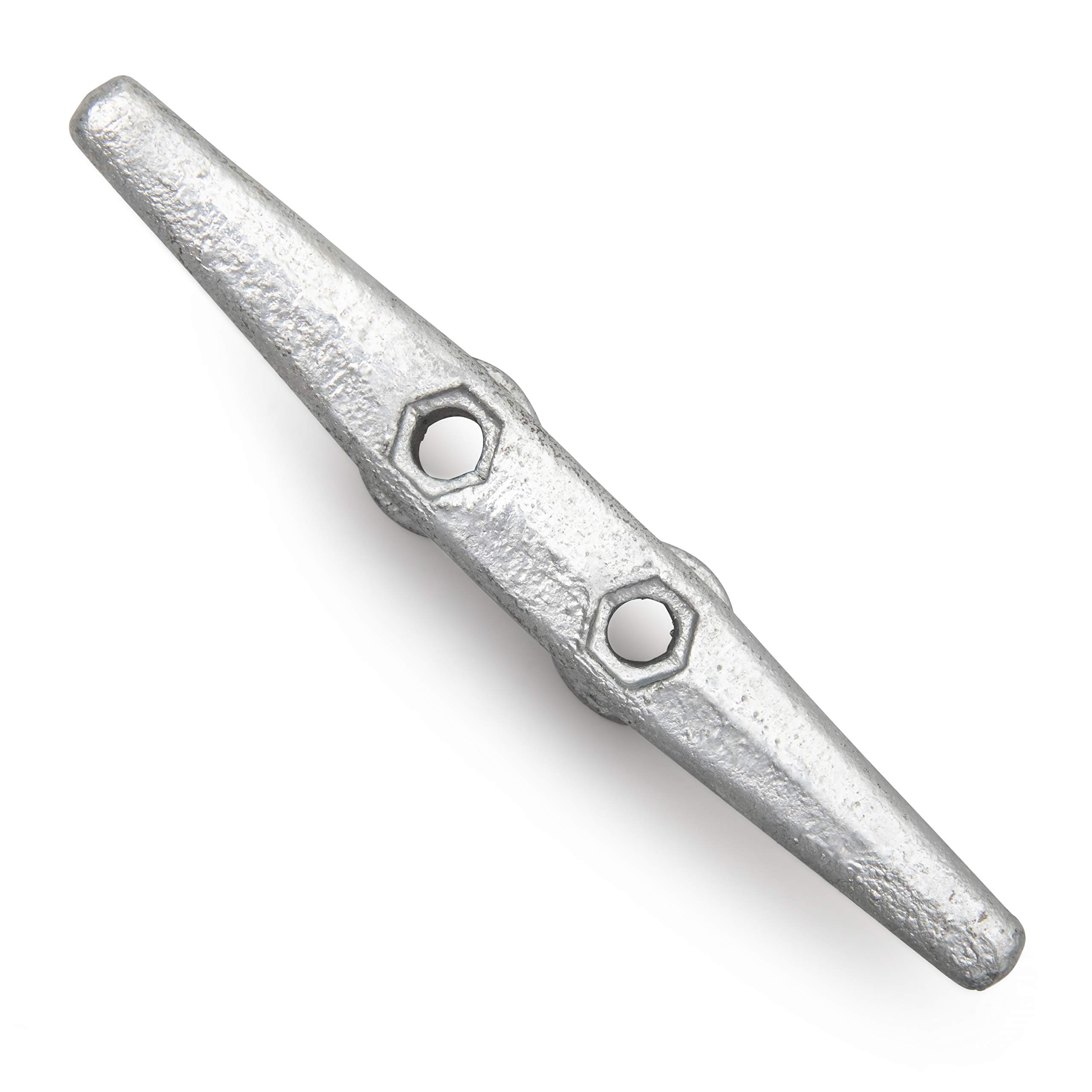 YAKCAM Steel Boat Fender Cleat, 6 Inch Galvanized Boat Dock Cleat For Mooring, 4 Pack Set 6