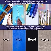 Vista 6 de 9 plantillas de vehículos de construcción, plantillas reutilizables para decoración de pared del hogar, 7.9 pulgadas