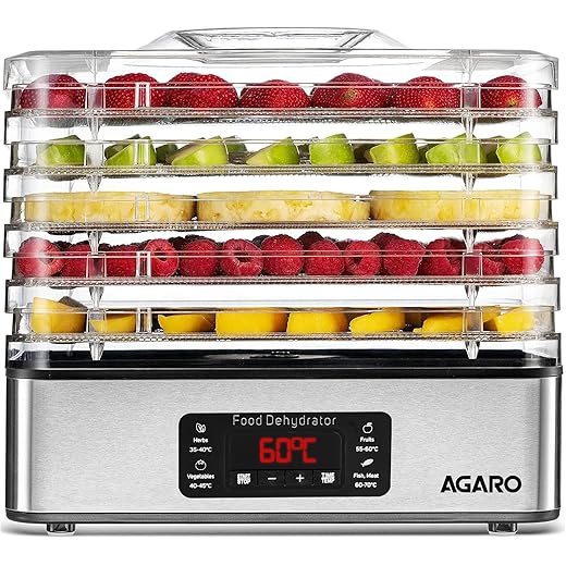 AGARO Regal Food Dehydrator 5 Trays