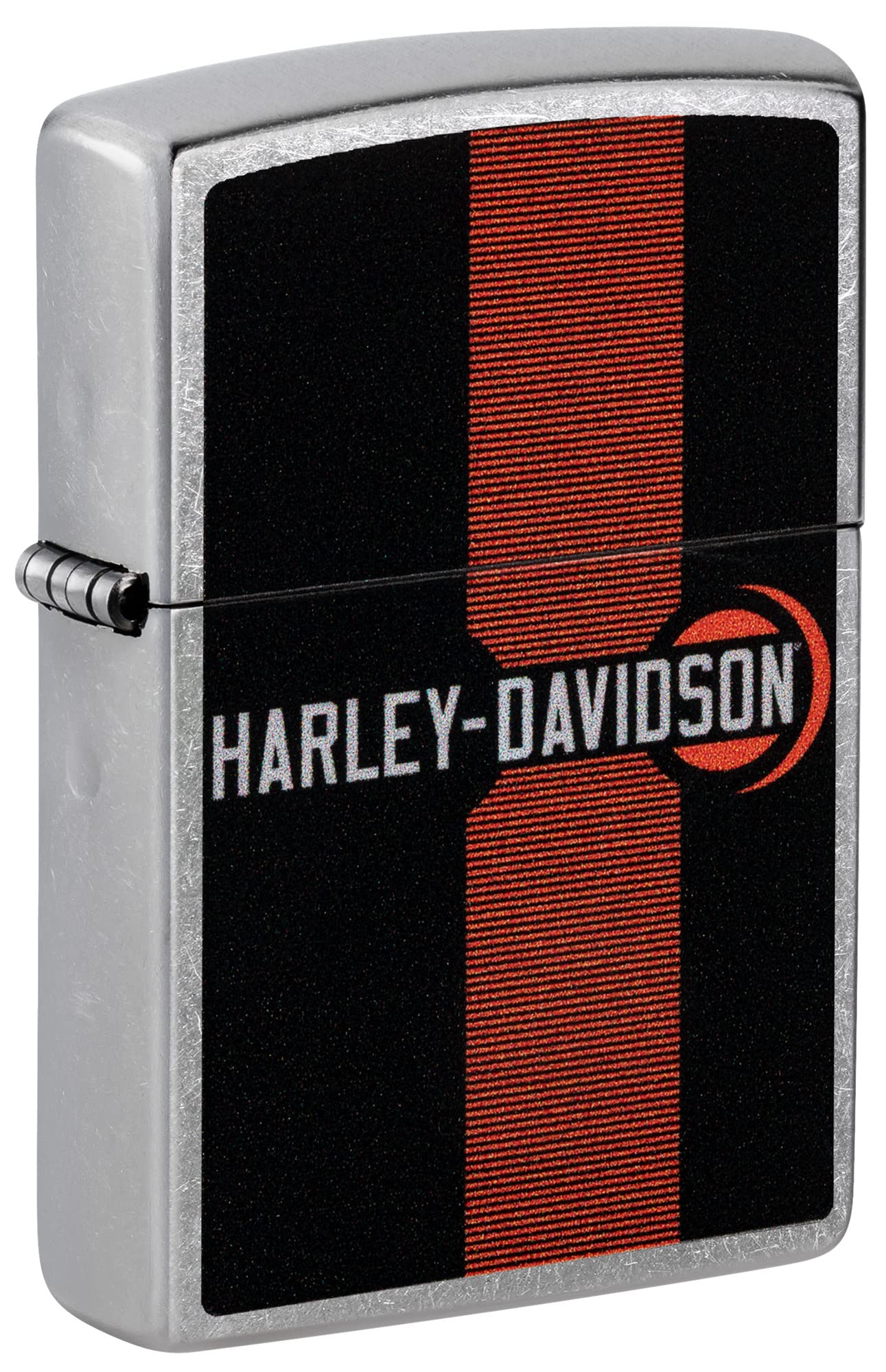 Zippo Harley-Davidson Logo Design Street - Encendedor de bolsillo cromado