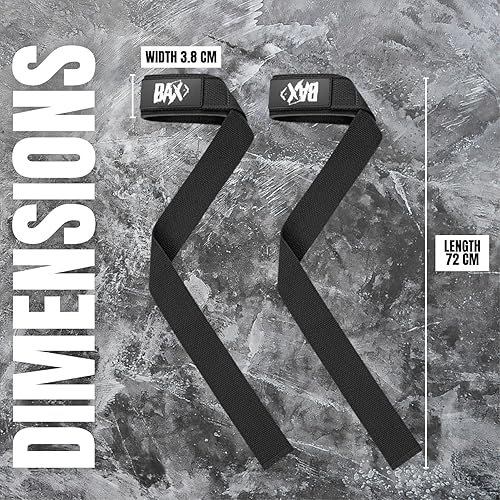 Miniatura 3 de Correas de levantamiento de pesas, soporte de muñeca para hombres, correas de elevación gruesas y cómodas, ajuste seguro, agarre mejorado, correas