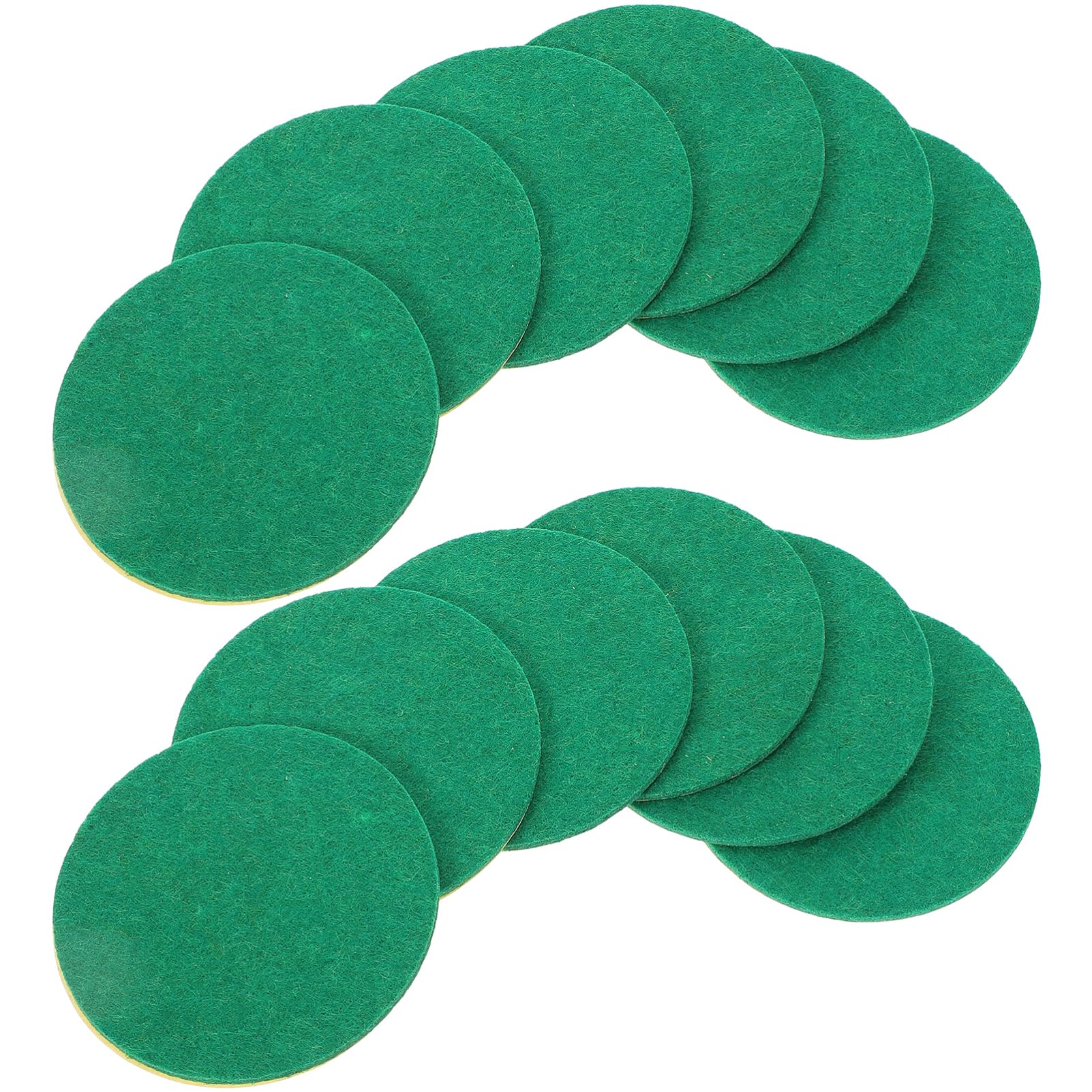 Abaodam 12Pcs Round Pusher Patches for Air Hockey Table Accessories Replacement Felt Mats for Smooth Gameplay and Enhanced Performance for Hockey Games and Enthusiasts