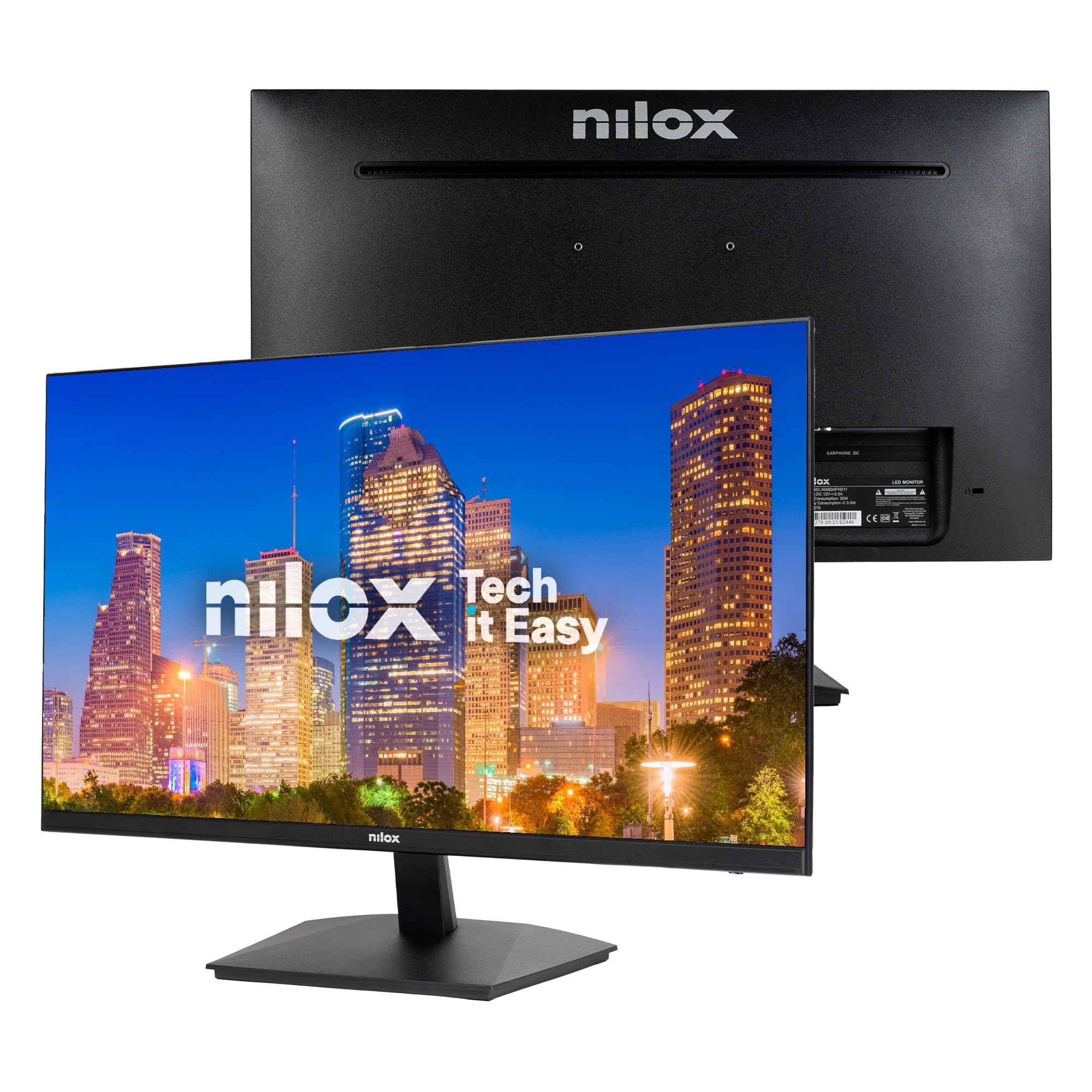 Nilox Nxm24fhd111 24´´ Fhd Va Led 100hz Monitor One Size
