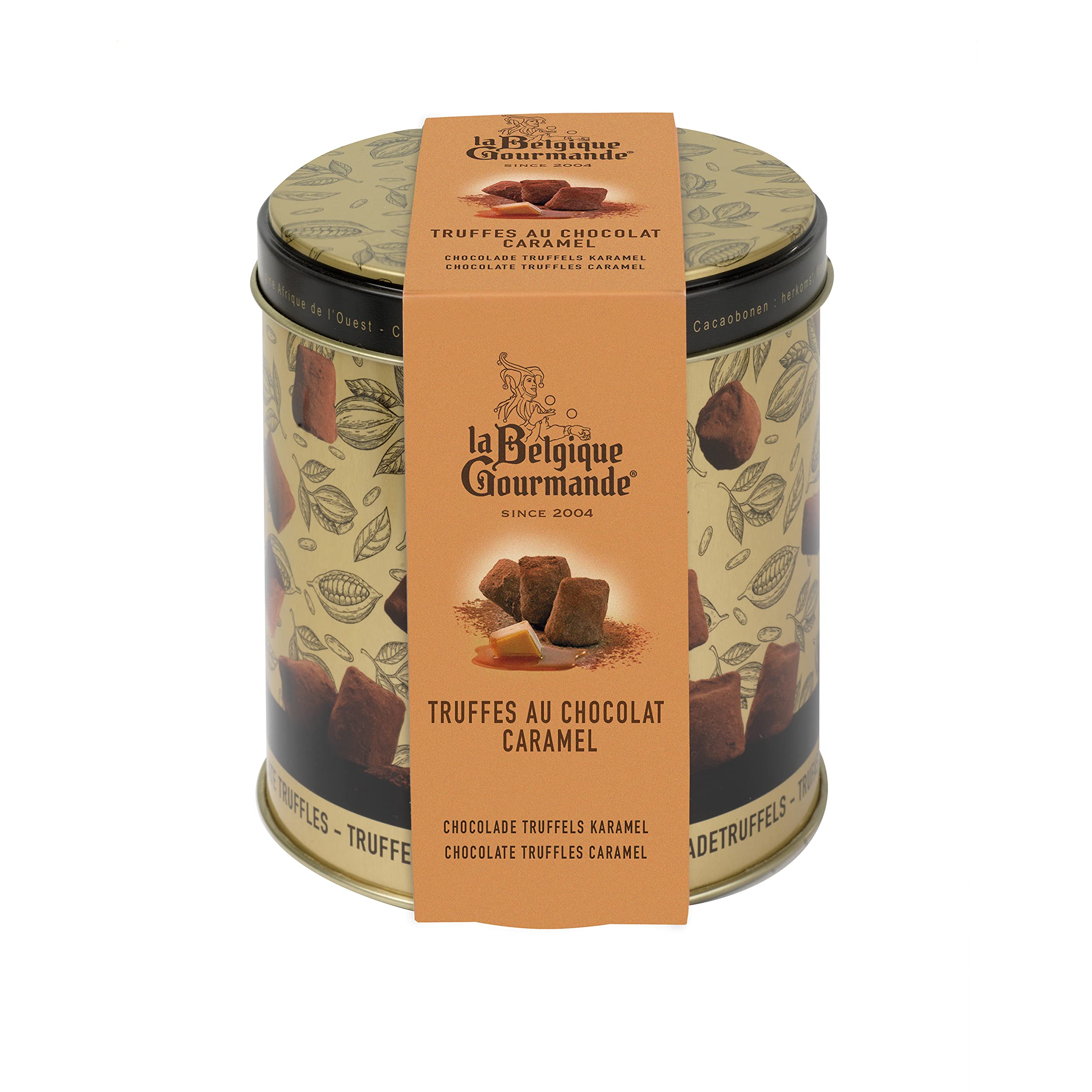 Box of Dark Chocolate Truffles with Salted Butter Caramel Chips