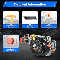 Vista 8 de Kit de bicicleta motorizada de 100 cc, kit de motor de bicicleta de un solo cilindro, refrigeración por aire, 4 tiempos, gasolina, gasolina, motor