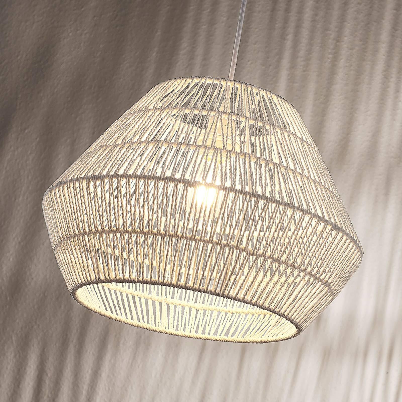 Lindby Lampada a sospensione dimmerabile (Moderno) colore Bianco, in Carta ad es. Soggiorno & Sala da pranzo lampada soffitto plafoniera illuminazione
