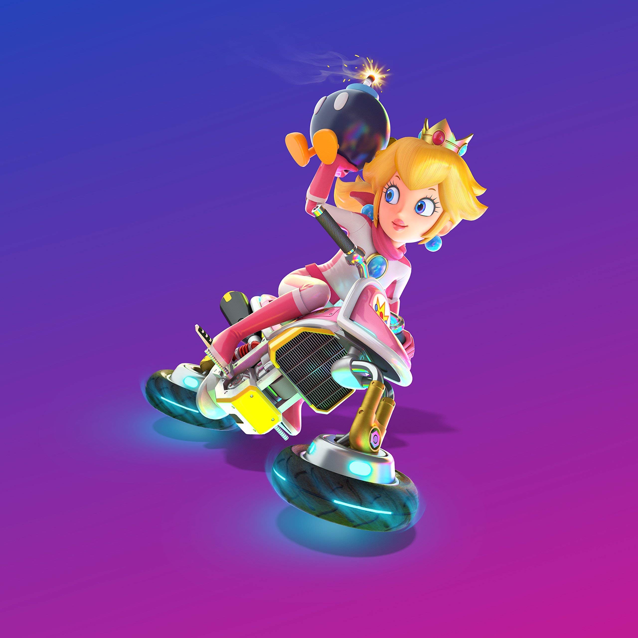 Nintendo Switch - Consola Nintendo Switch Rojo / Azul neón (Modelo 2019) + Mario Kart 8 Deluxe - Edición limitada