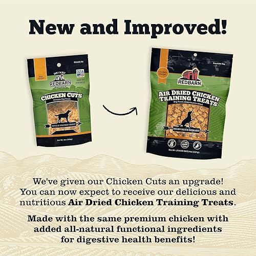 Miniatura 3 de Redbarn Chicken Cuts Premium Dog Treats  8 oz Resealable Bag  Grain Free & Oven Roasted  Single Protein  Made in The USA