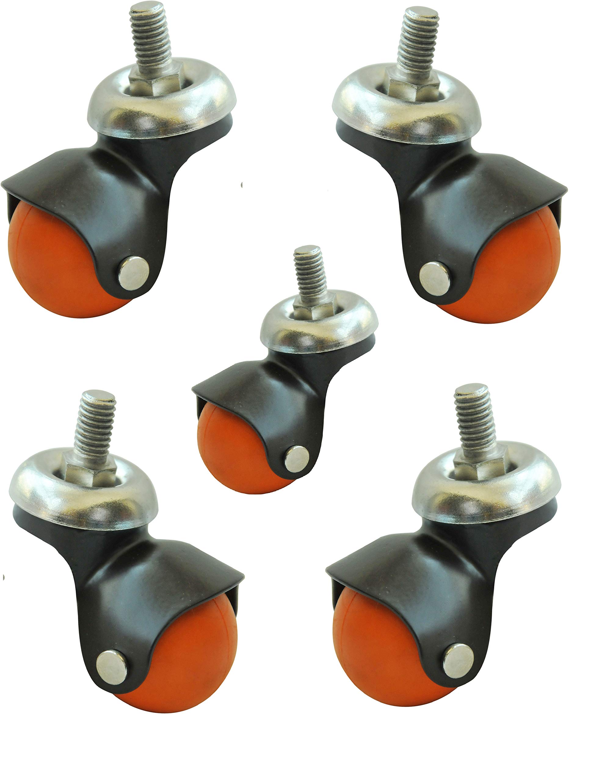 Ackwheel Office Chair Wheel Caster (1.5 Inch) 5 Pcs