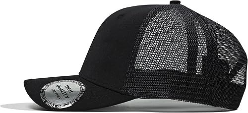 Miniatura 3 de Regalos de pesca para hombres y mujeres, sombrero único de camionero con bandera de pescador para pescador, el mejor regalo, negrogris