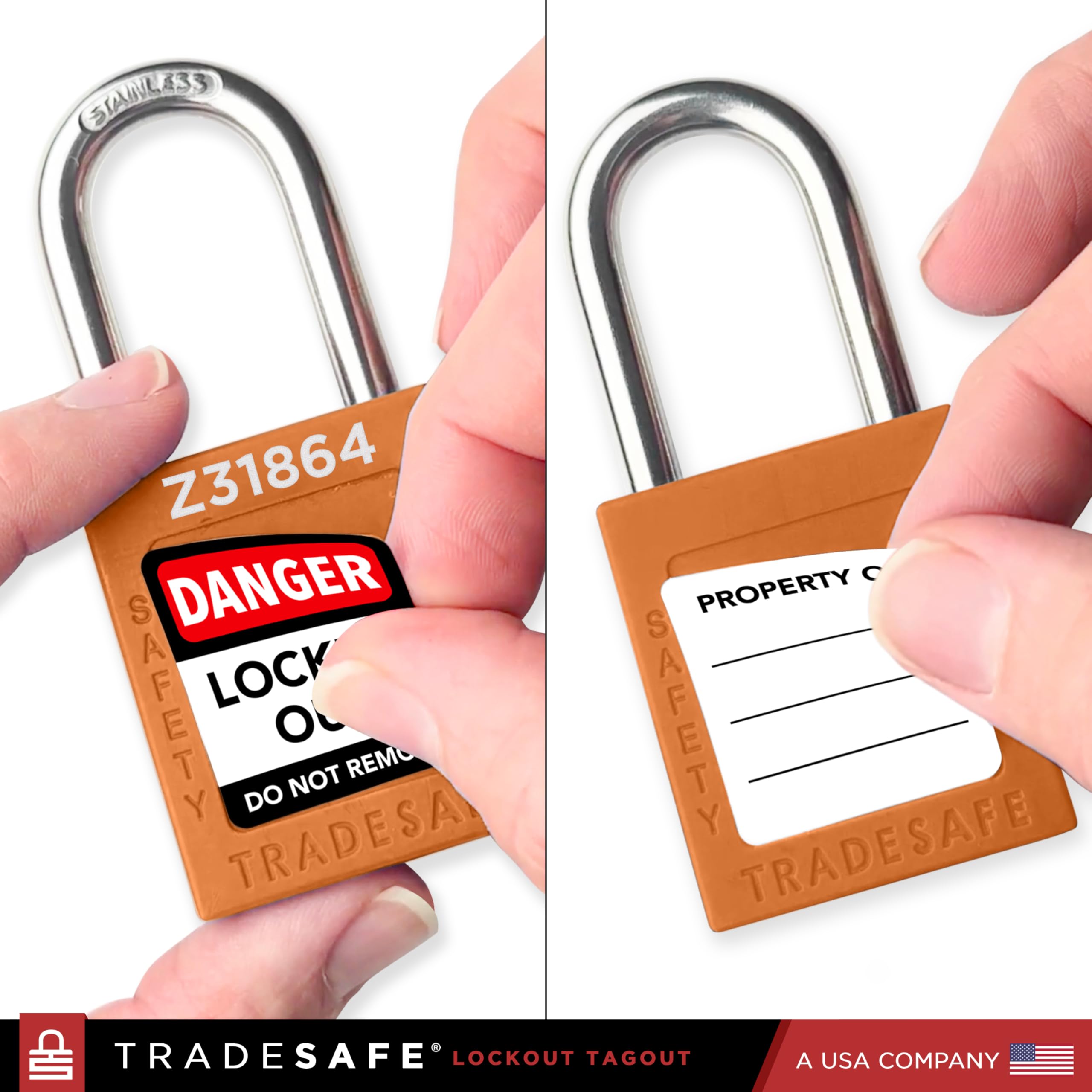 TRADESAFE Padlocks Grouping of 10