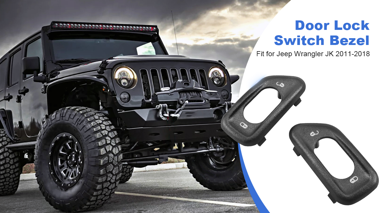 Amazon.com: Door Lock Switch Bezel Fit for Jeep Wrangler JK 2011