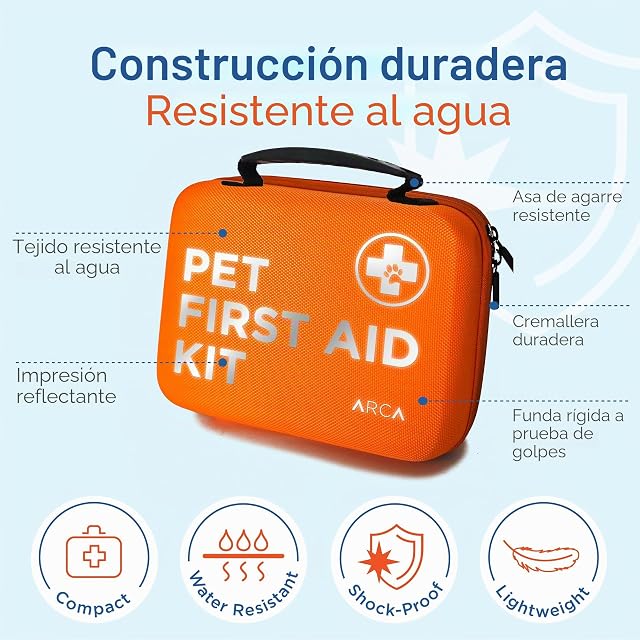 Foto 3 de 7 de ARCA PET Cat & Dog First Aid Kit Home Office Travel Car Emergency Kit Pet Travel Kit